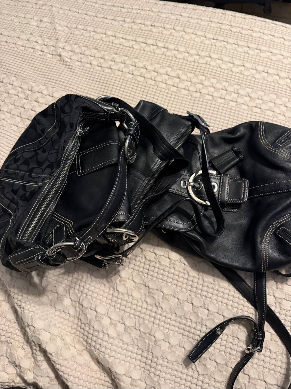 Bundle Black vintage Y2K soho Coach bags